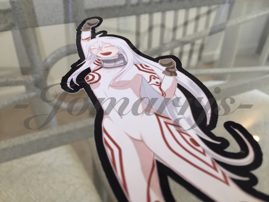 Deadman Wonderland - Anime - Shiro "Fist Pump" Sticker Decals Vinyl Wretched Egg