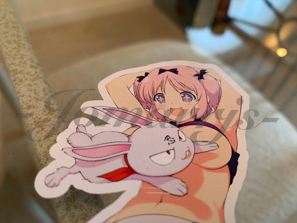 Senran Kagura - Anime - Hibiri "Sun Bathe" Bikini Sun Fun Sticker Decal