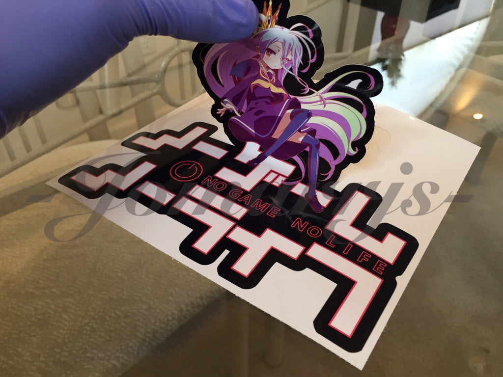 No Game No Life - Anime - Shiro Sticker Decals Vinyl Sign Comic sora lap top