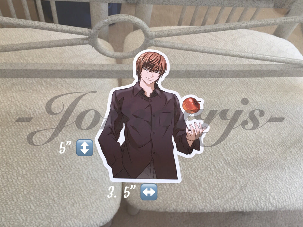 Death Note - Anime Light Yagami Kira Sticker Decals Vinyl binder laptop console