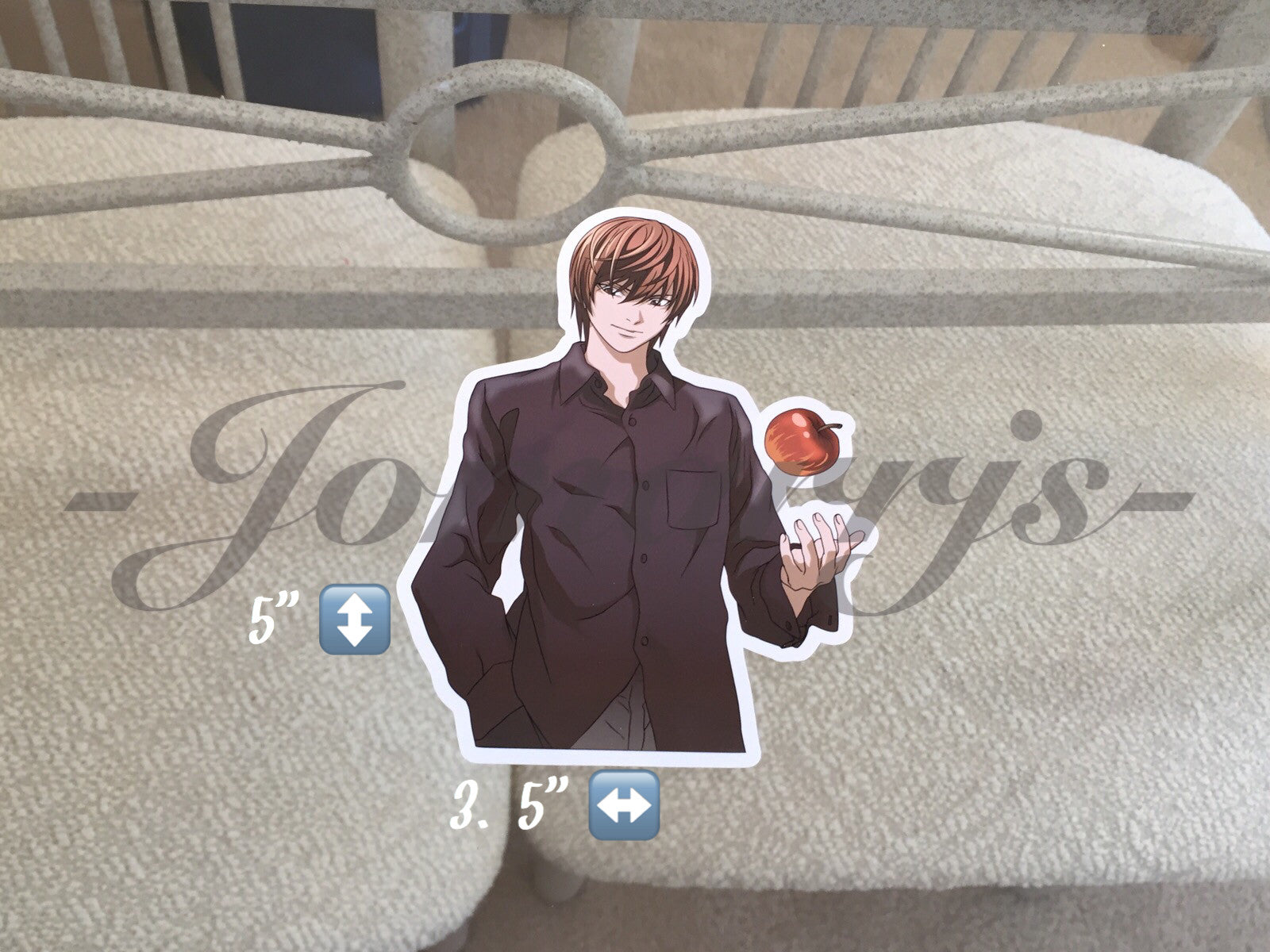 Death Note - Anime Light Yagami Kira Sticker Decals Vinyl binder laptop console