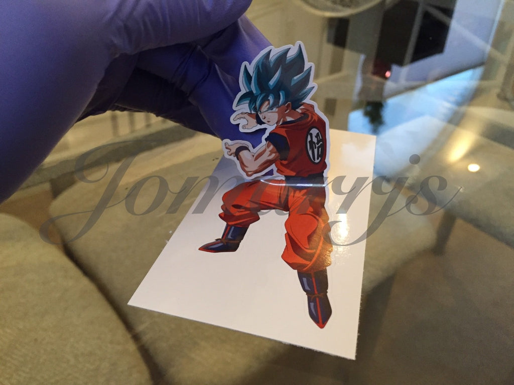 Dragon Ball Z Blue Hair Goku Stickers Decals Vinyl Sign Comic DBZ *3 Sizes!*