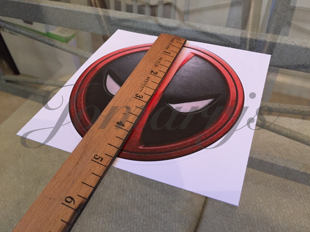 Marvel Deadpool Logo Stickers Decal Vinyl Sign Comic Movie