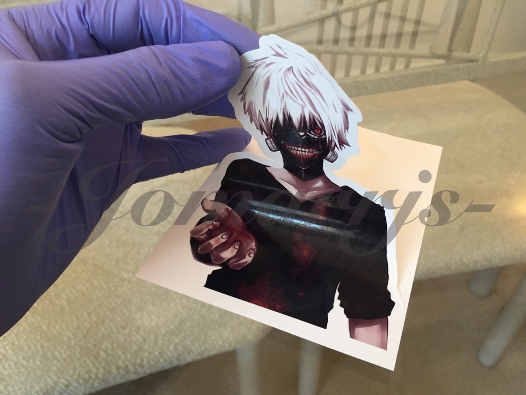 Tokyo Ghoul - Anime - Ken Kaneki Sticker Decals Vinyl binder laptop console