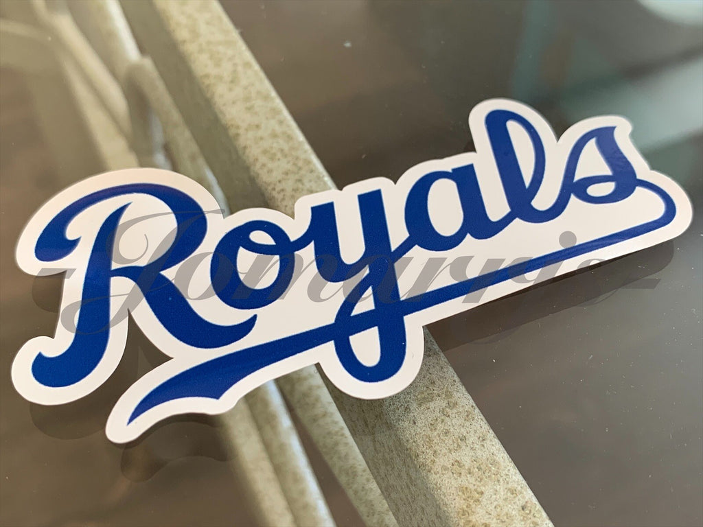 Kansas City Royals KC Baseball Logo MLB Sticker Decal Vinyl 2-18" waterproof