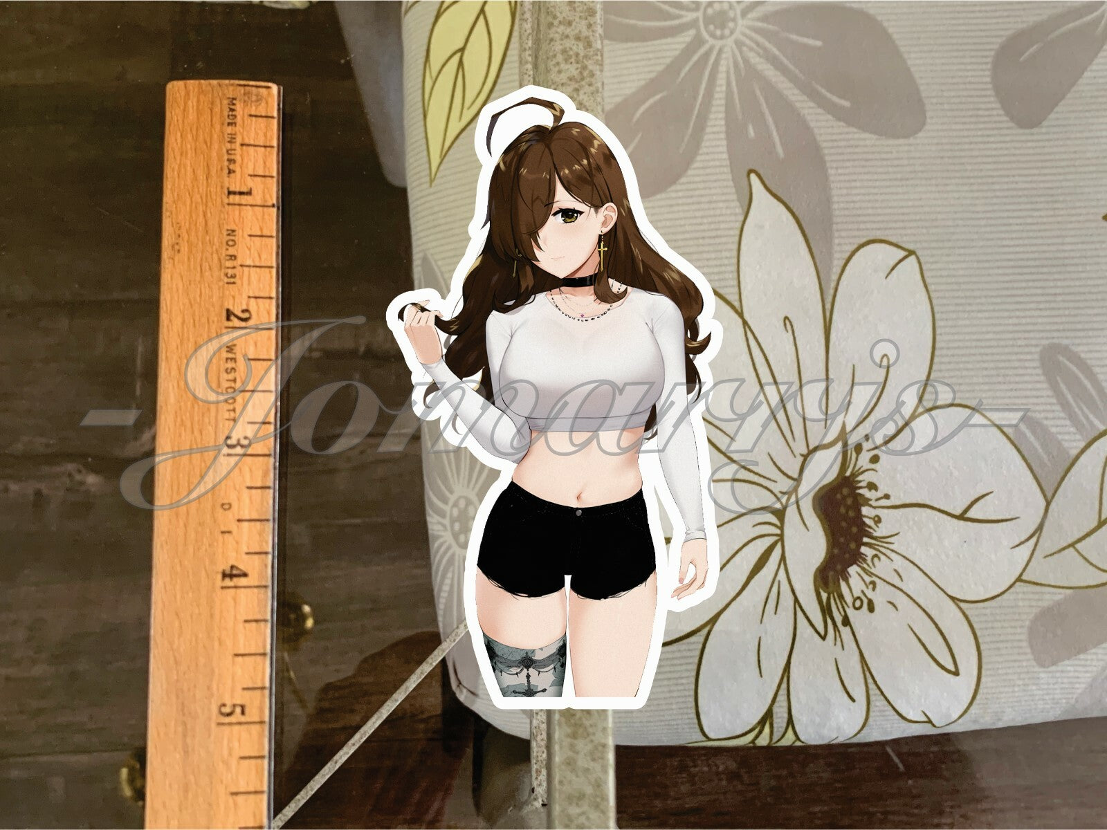 Kono Subarashii - Anime - Wiz Ice Witch Custom Colored Sticker manga