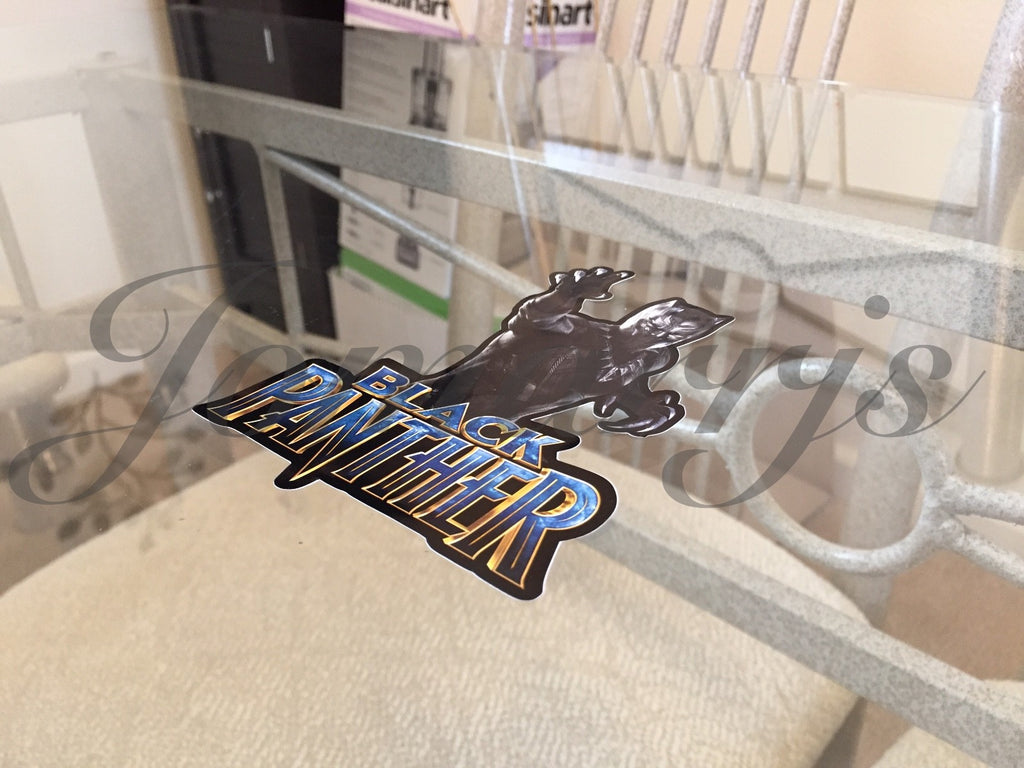 Marvel Black Panther Action Stickers Decal Vinyl Sign Comic Movie Avengers