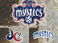 Washington Mystics WNBA Logo Custom Colored Sticker Decal waterproof Sz 2"-18"