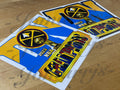 Denver Nuggets Basketball Custom 2023 NBA Champions Logo Sticker Decal 4"-18"