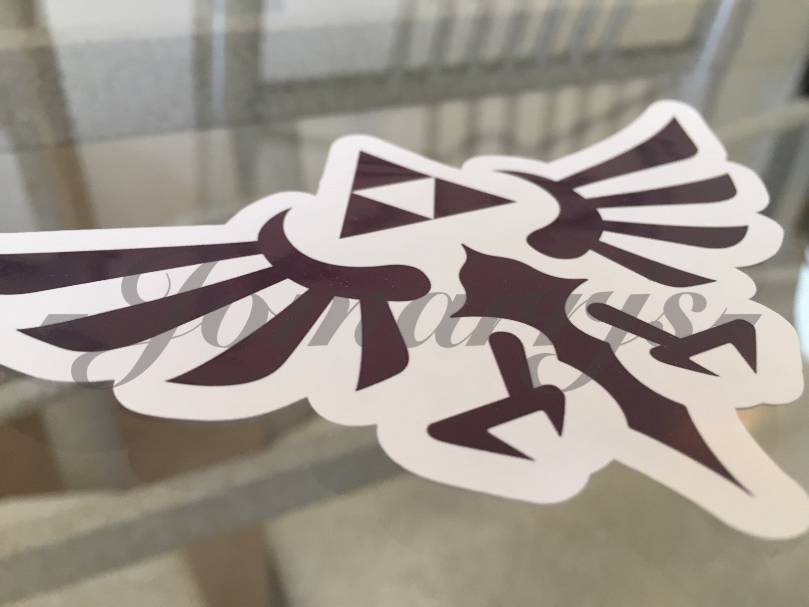 Zelda - Gaming - Triforce Logo Sticker Decals Vinyl console Laptop anime 3 Sizes