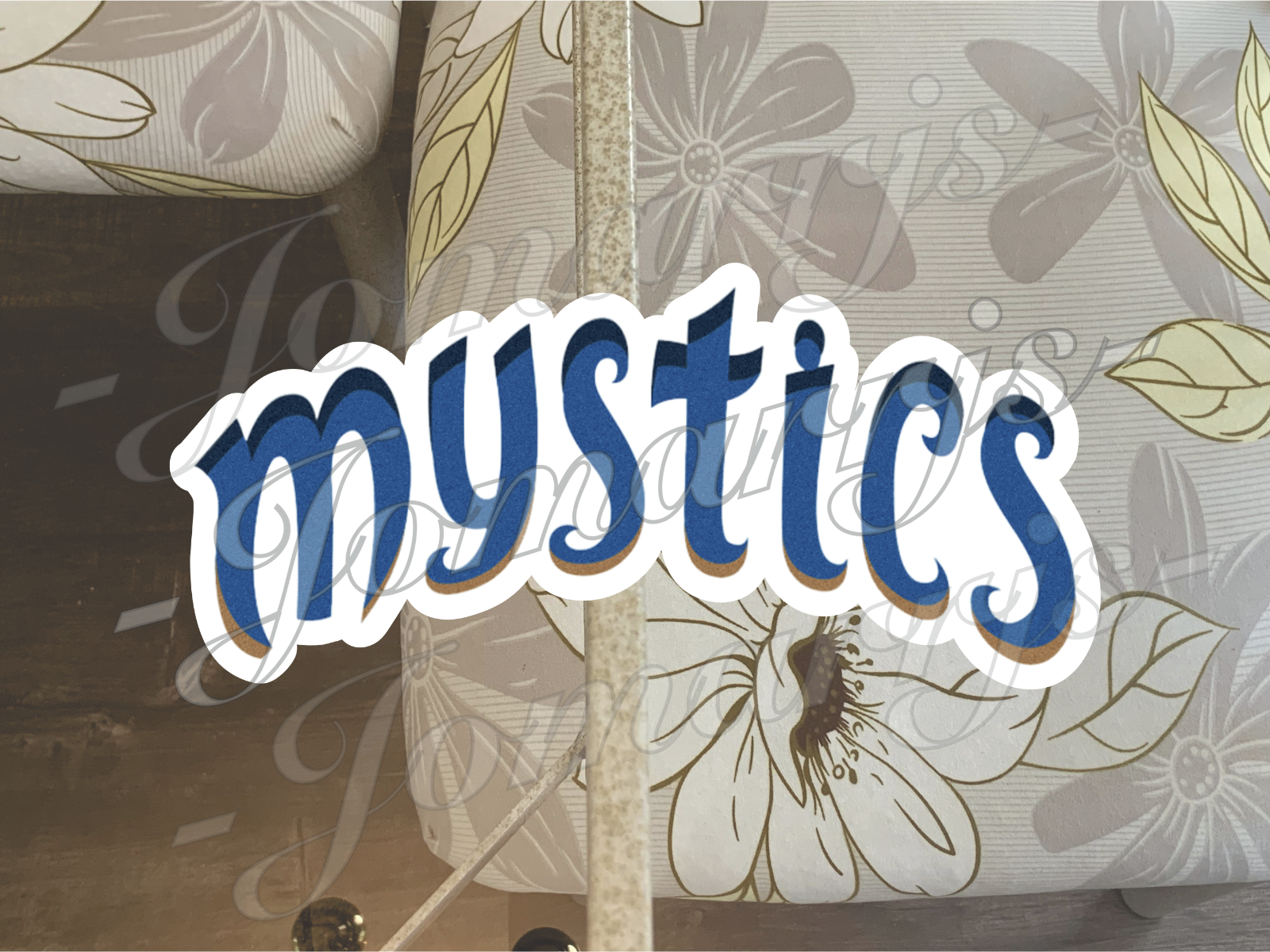 Washington Mystics WNBA Logo Custom Colored Sticker Decal waterproof Sz 2"-18"