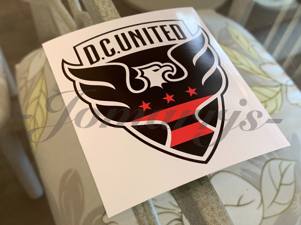 D.C. United Soccer Logo MLS Sticker Decal #dcunited DC United waterproof 2"-18"