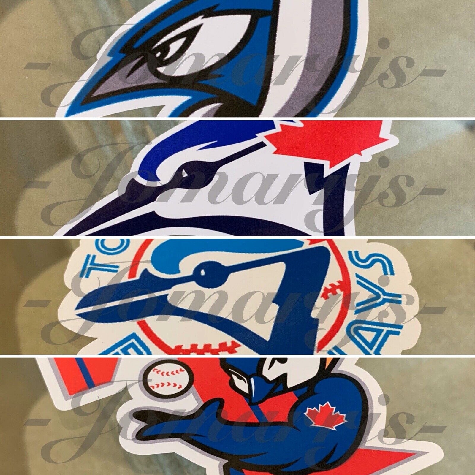 Toronto Blue Jays Baseball Logo MLB Sticker Decal #BlueJays 2-18" waterproof