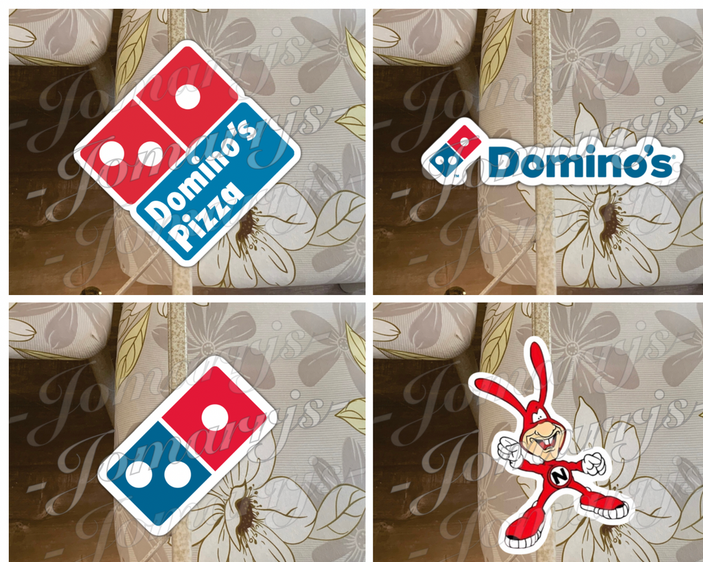 Domino’s Pizza Logo Custom Colored Vinyl Sticker Decal car tumbler laptop noid