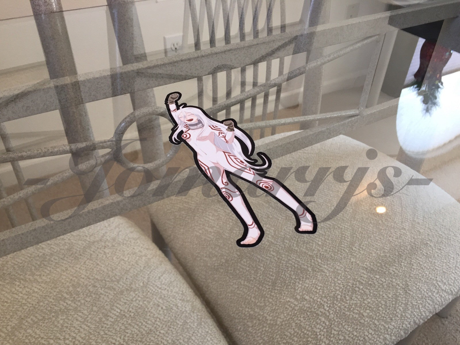 Deadman Wonderland - Anime - Shiro "Fist Pump" Sticker Decals Vinyl Wretched Egg