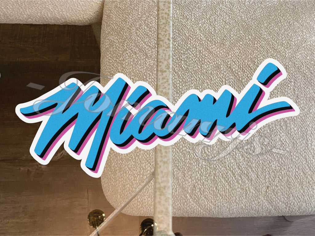 Miami Heat Logo NBA Sticker Decal Vinyl waterproof 2"-18" car tumbler phone