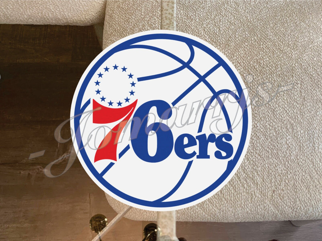Philadelphia 76ers Sticker Decal Vinyl NBA Here Come the Sixers trust process