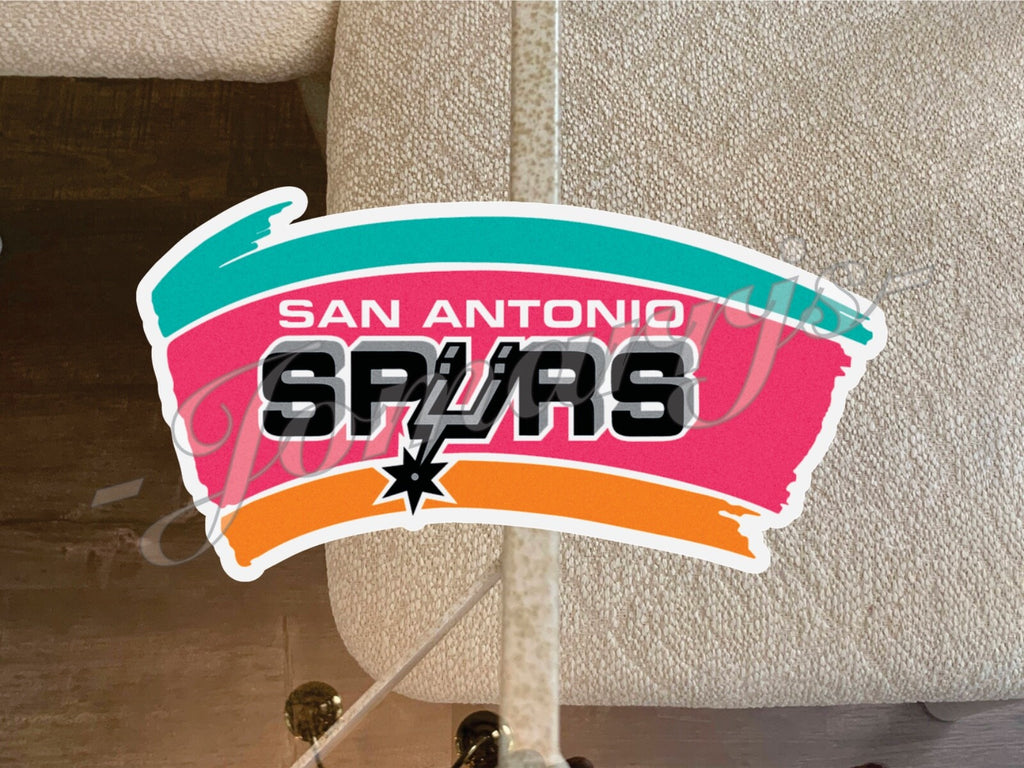 San Antonio Spurs Logo NBA Sticker Decal Vinyl waterproof 2-18" #GoSpursGo