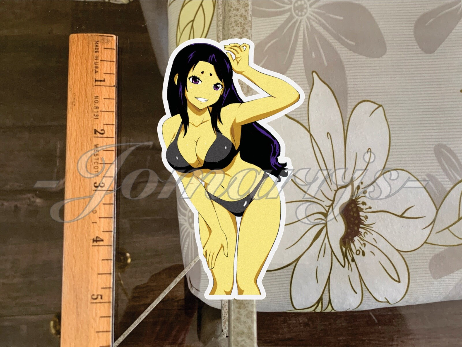 Teen Titans Blackfire Anime Bikini Sticker Decal ecchi sexy sun fun #1-2 a. b.