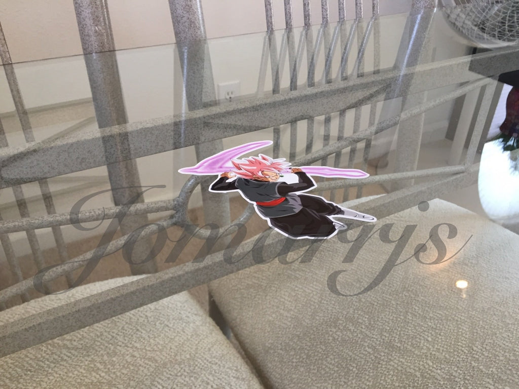 Dragon Ball Z Evil Dark Black Goku Sticker Decals Vinyl Sign Comic DBZ *4”-18”*