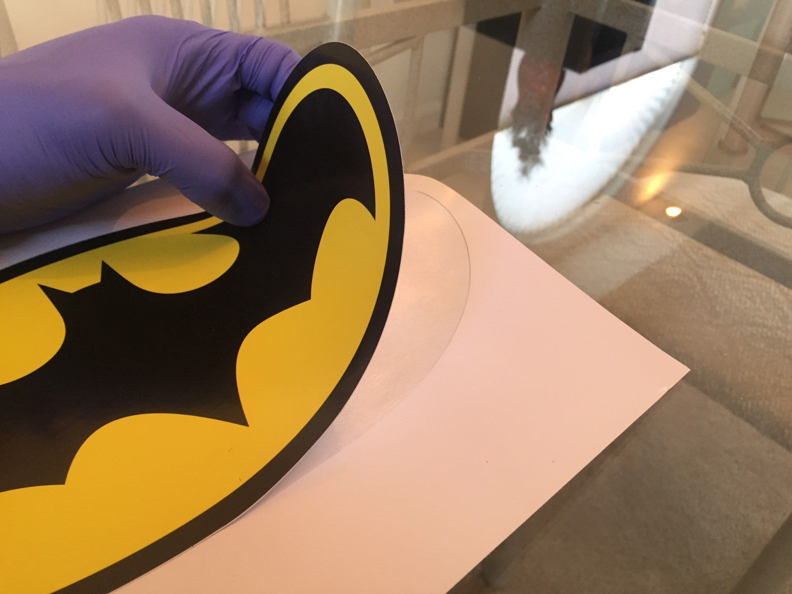 Custom Batman Logo Sticker Decal Sign Comic Dark Knight waterproof 2"-24"