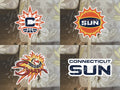 Connecticut Sun WNBA Logo Custom Colored Sticker Decal waterproof Sz 2"-18"