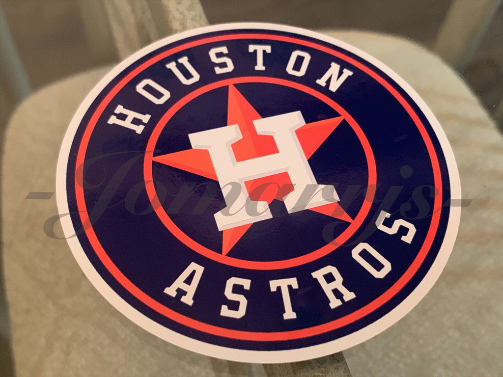Houston Astros Baseball Team Logo MLB Sticker Decal Vinyl *Sz: 2-18" waterproof