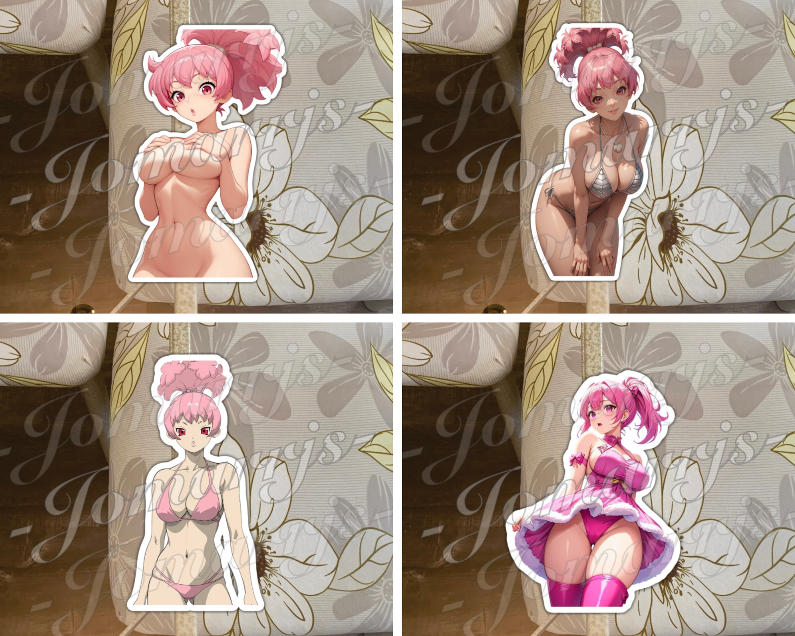 Dr. Stone Anime Homura Momiji Sticker Decal Vinyl 1-4 bikini ecchi waifu manga