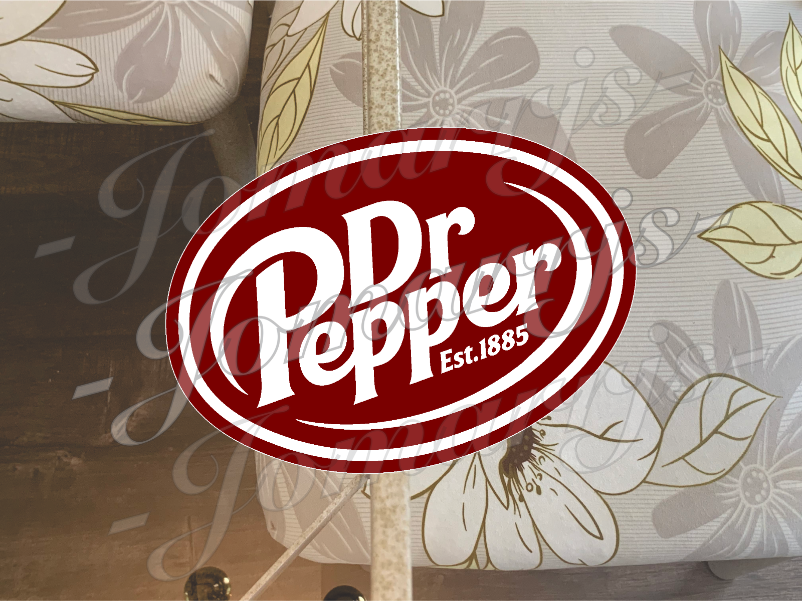 Dr. Pepper Logo Brand Drink Beverage Custom Sticker Decal fan tumbler laptop car