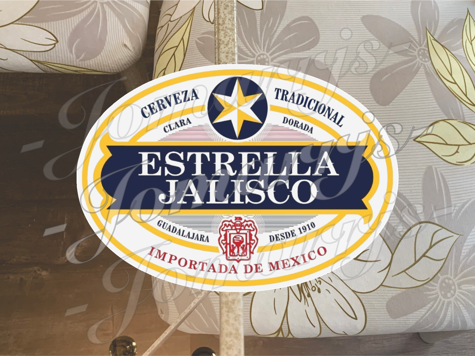Estrella Jalisco Cerveza Mexican Beer Lager Logo Sticker Decal waterproof car