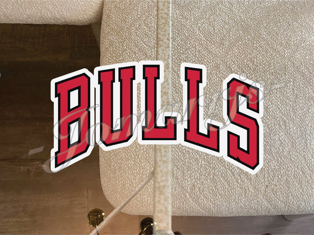Chicago Bulls Basketball Team Mascot Logo NBA Sticker Decal Vinyl Windy City