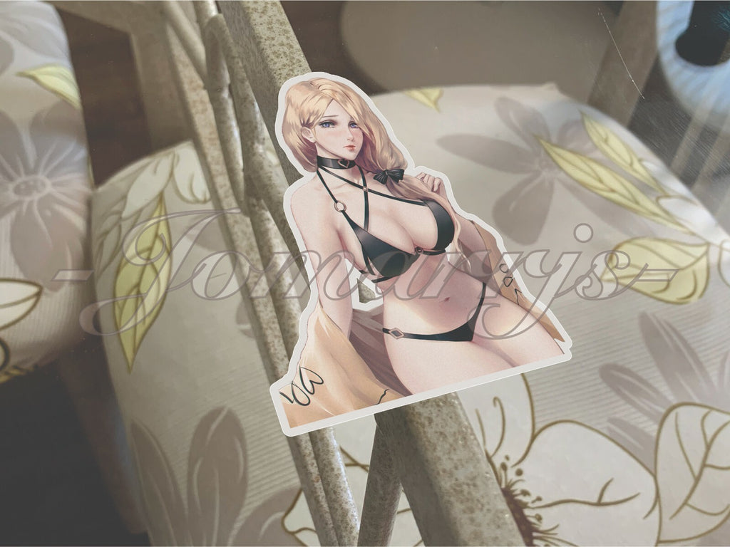 Fire Emblem Three Houses Anime Mercedes von Martritz Bikini Sun Fun Sticker 1