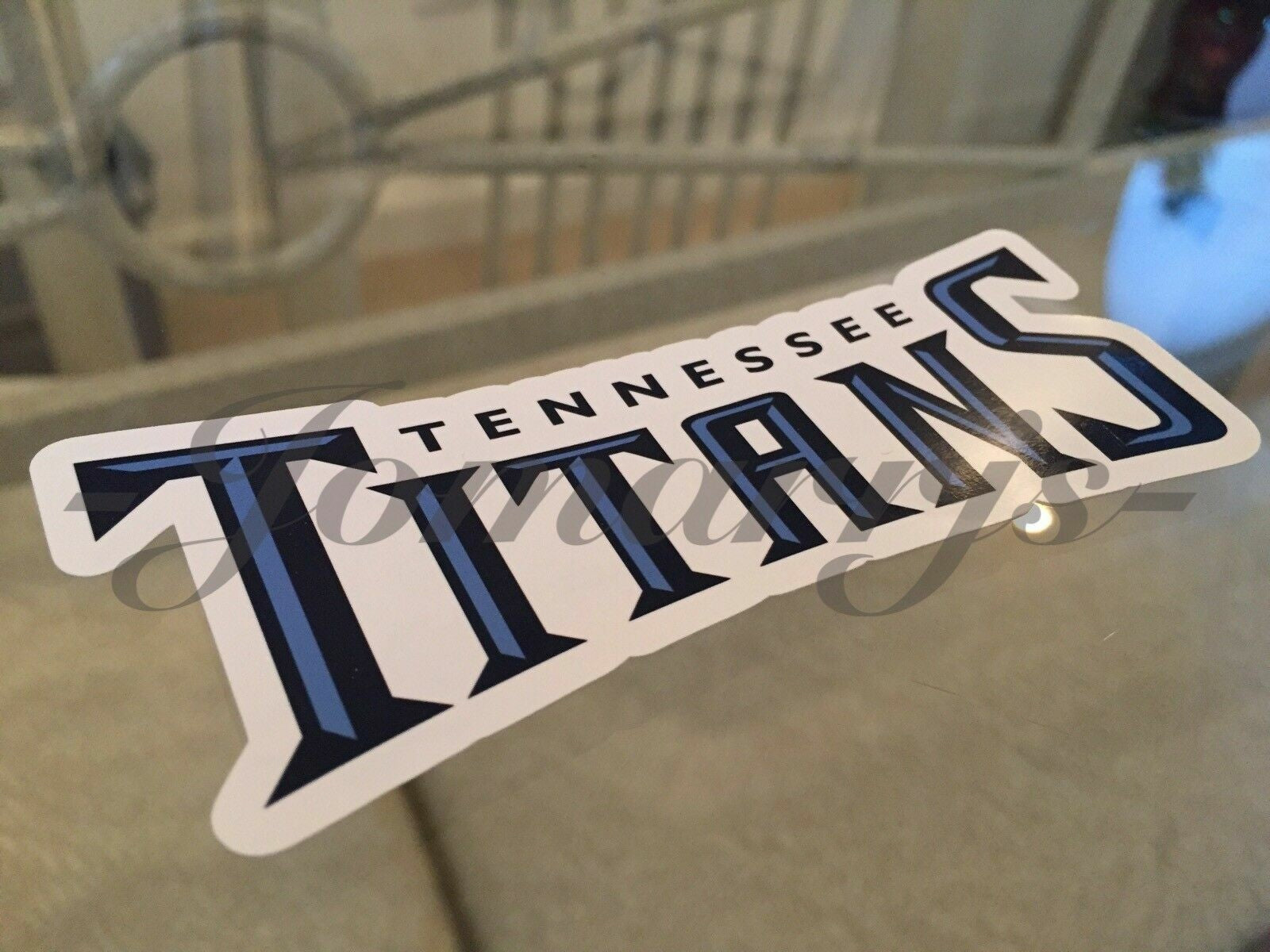 Tennessee Professional Football Team Logo Vinyl Sticker Decal 2.5"-24"
