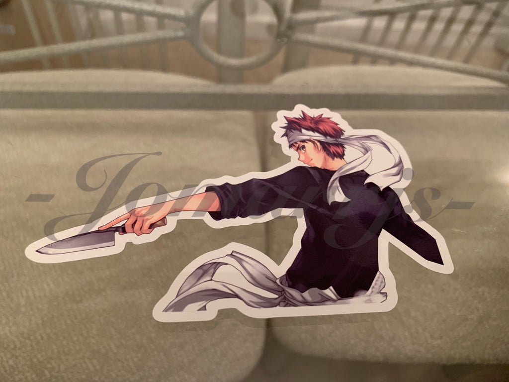 Food Wars! Shokugeki no Soma - Anime - Soma Yukihira Sticker Decal vinyl manga