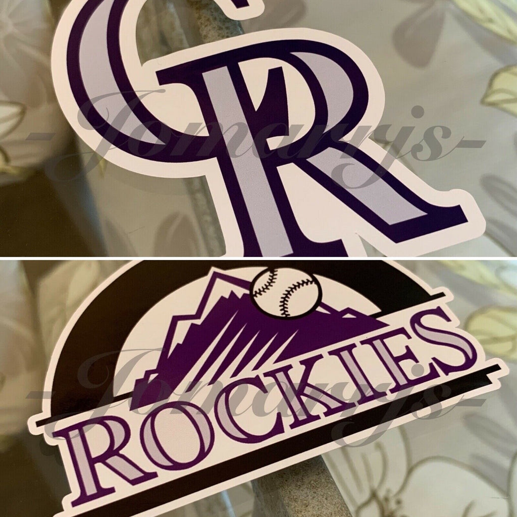 Colorado Rockies Baseball Logo MLB Sticker Decal Vinyl #Rockies waterproof 2-18"