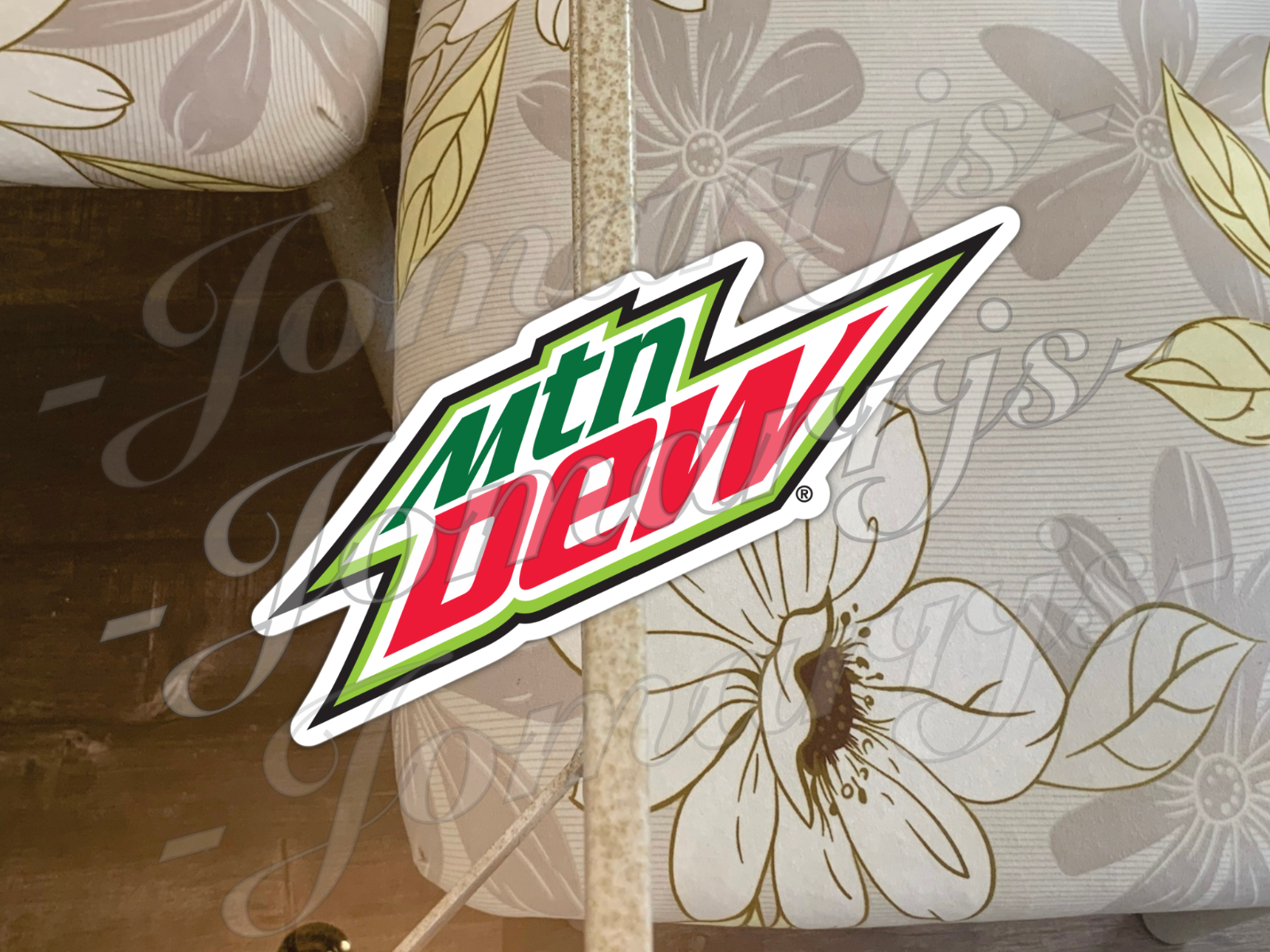 Mountain Dew Logo Brand Drink Soda Sticker Decal fan skate laptop car baja blast