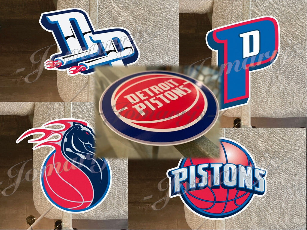 Detroit Pistons Basketball Team Logo NBA Sticker Decal #DetroitBasketball 2"-18"