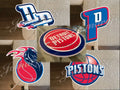 Detroit Pistons Basketball Team Logo NBA Sticker Decal #DetroitBasketball 2"-18"