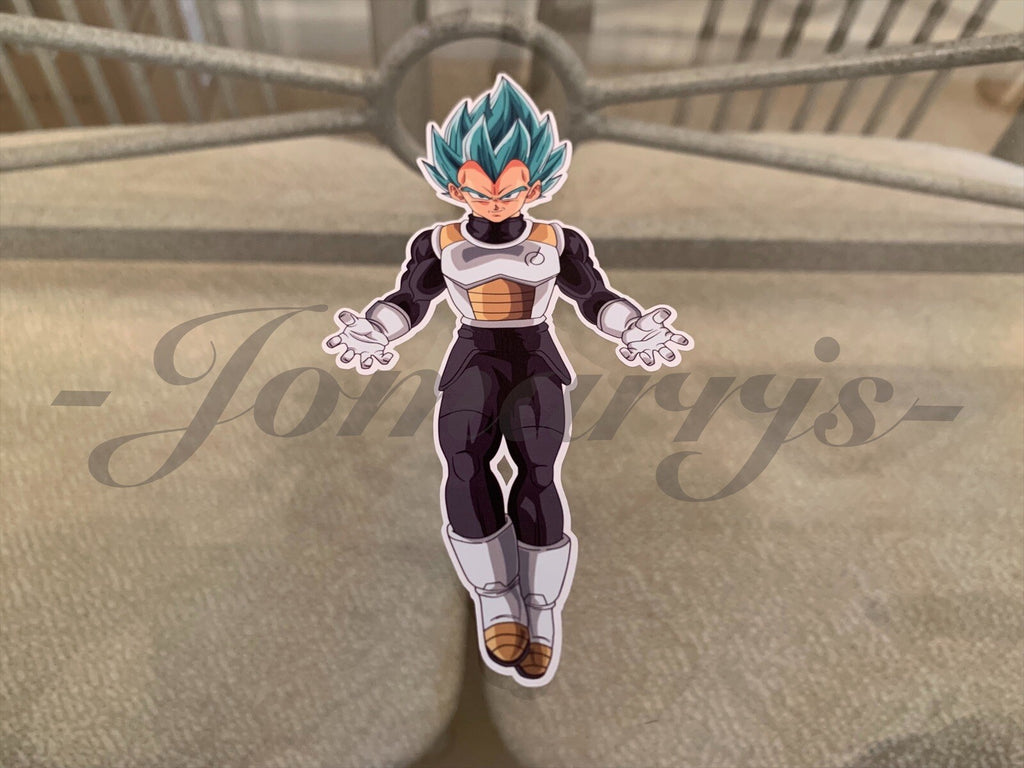 Dragon Ball Z Vegeta (a.) Blue Sticker Vinyl Sign Comic DBZ super saiyans