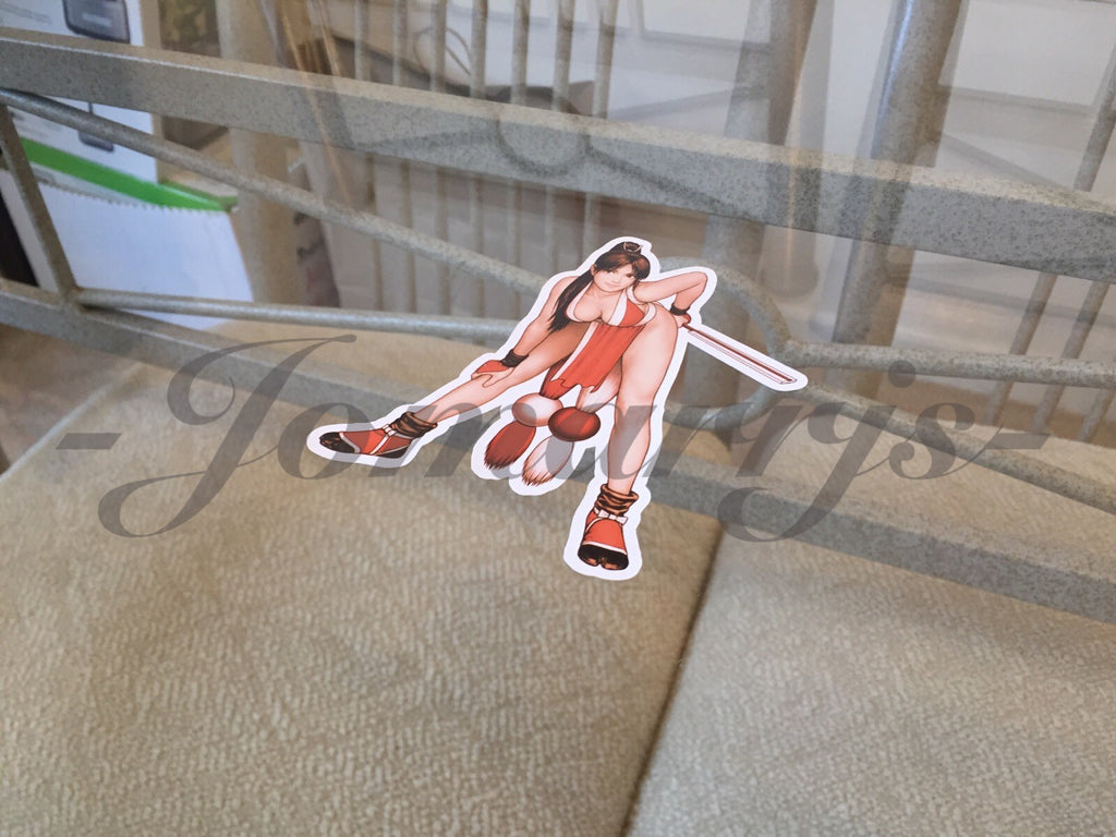 King of Fighters Anime Mia Shiranui Sticker Decals Vinyl Sign Games *3 Sizes*