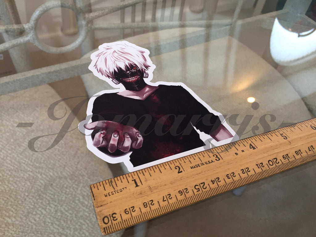 Tokyo Ghoul - Anime - Ken Kaneki Sticker Decals Vinyl binder laptop console