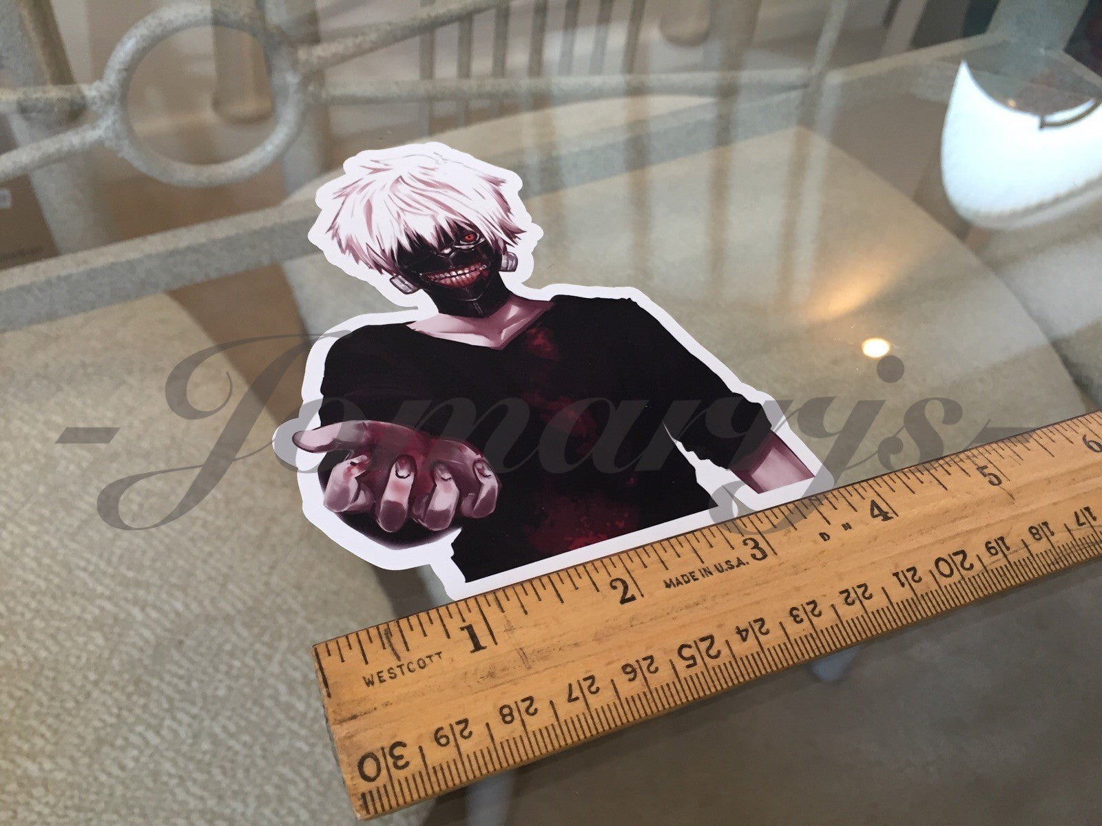 Tokyo Ghoul - Anime - Ken Kaneki Sticker Decals Vinyl binder laptop console