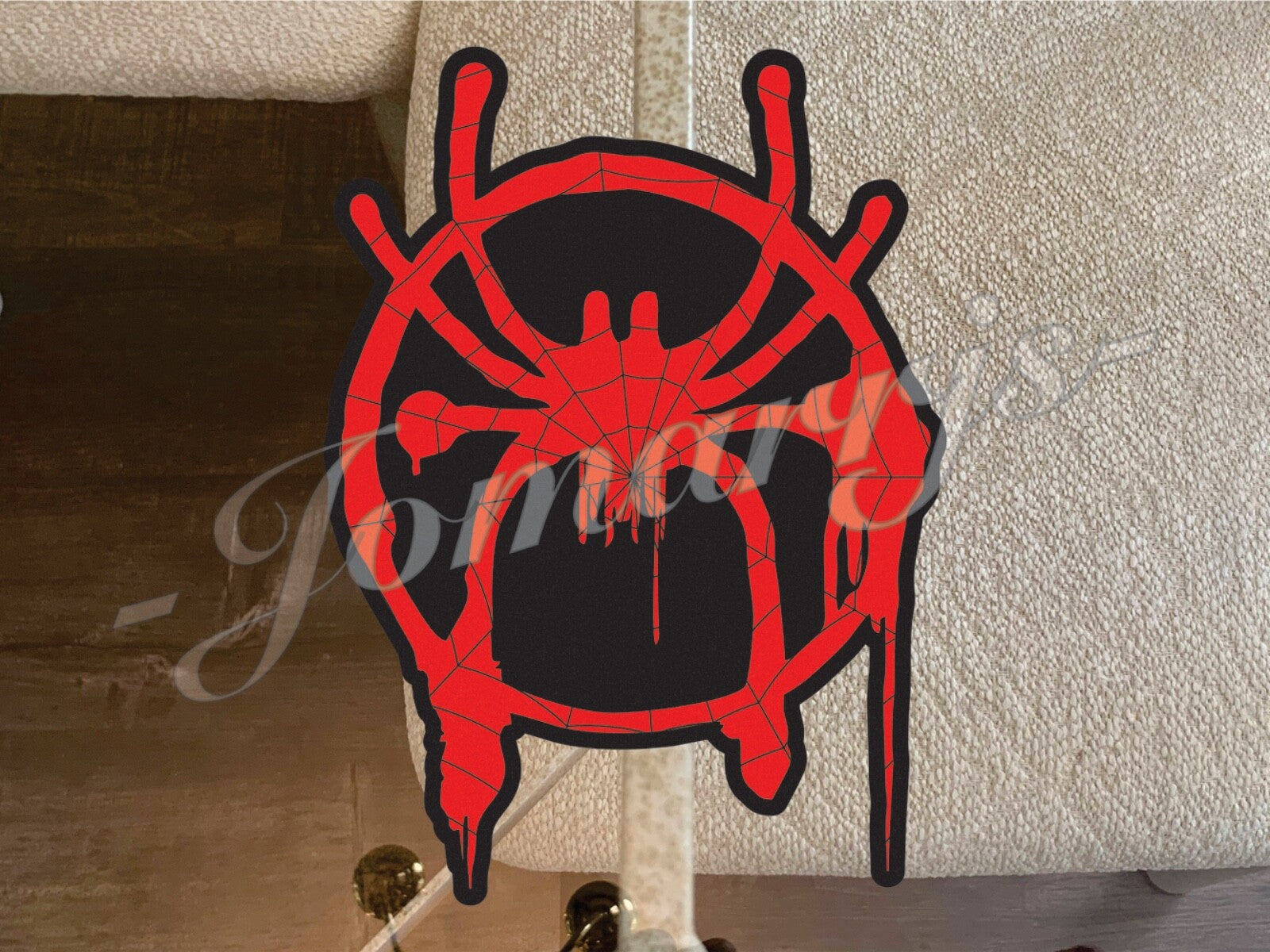 Marvel Spiderman Miles Morales Logo Sticker Decal Sign DC Comics *Sz: 5"-18"*