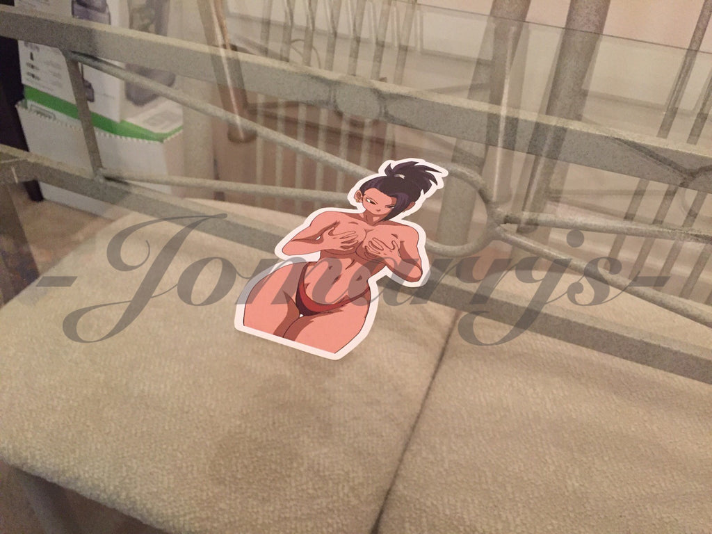 Dragon Ball Z Anime Kale Bikini “Topless” Sun Fun Sticker Decal Vinyl NSFW DBZ