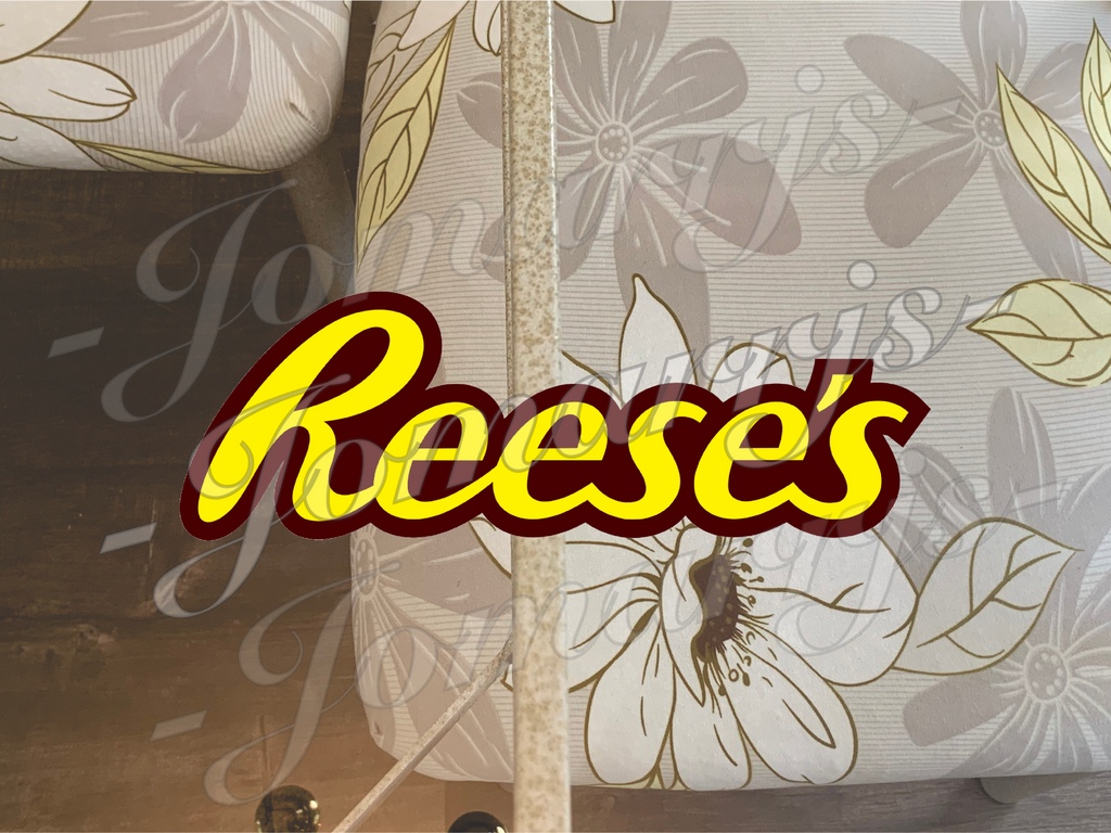 Reese's Logo Candy Brand Custom Vinyl Sticker Decal fan car tumbler laptop