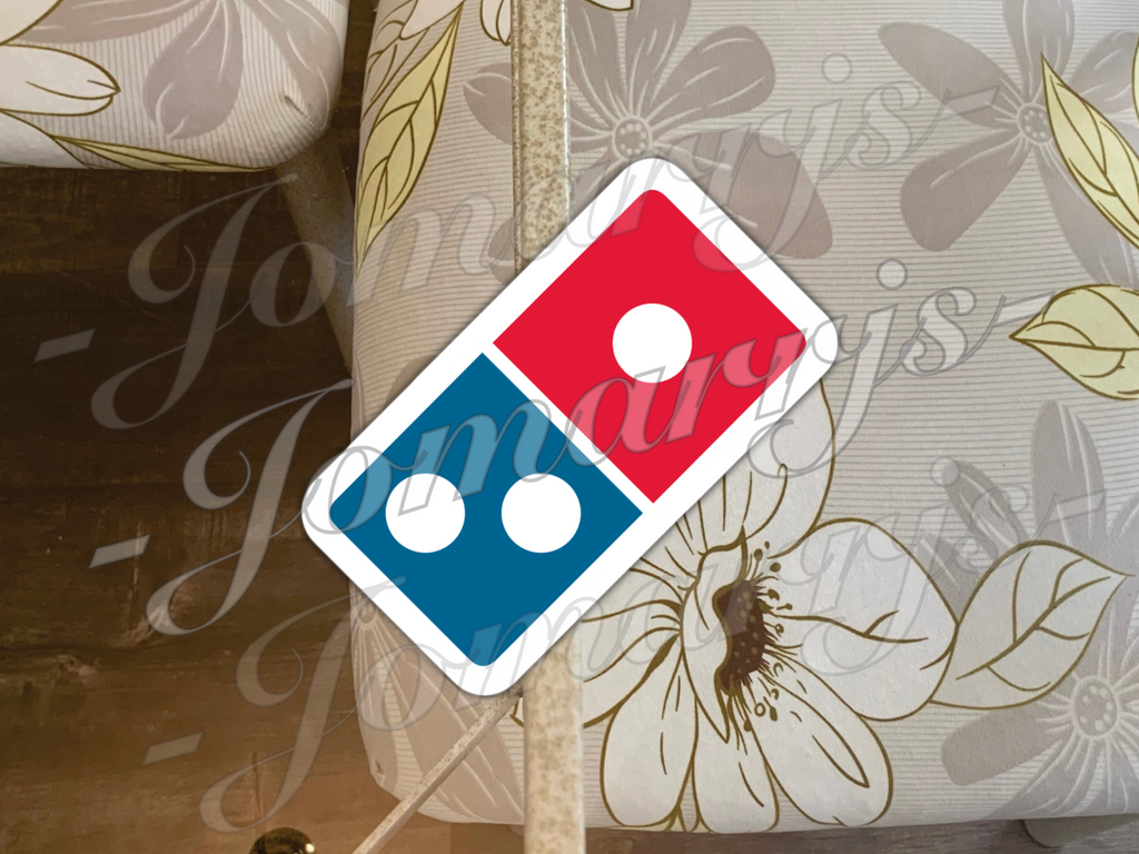 Domino’s Pizza Logo Custom Colored Vinyl Sticker Decal car tumbler laptop noid