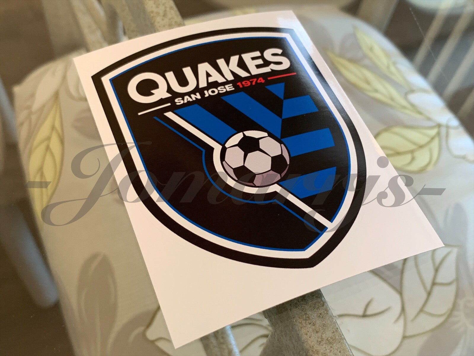 San Jose Earthquake Soccer Club Team Logo MLS Sticker Decal Vinyl #Quakes74