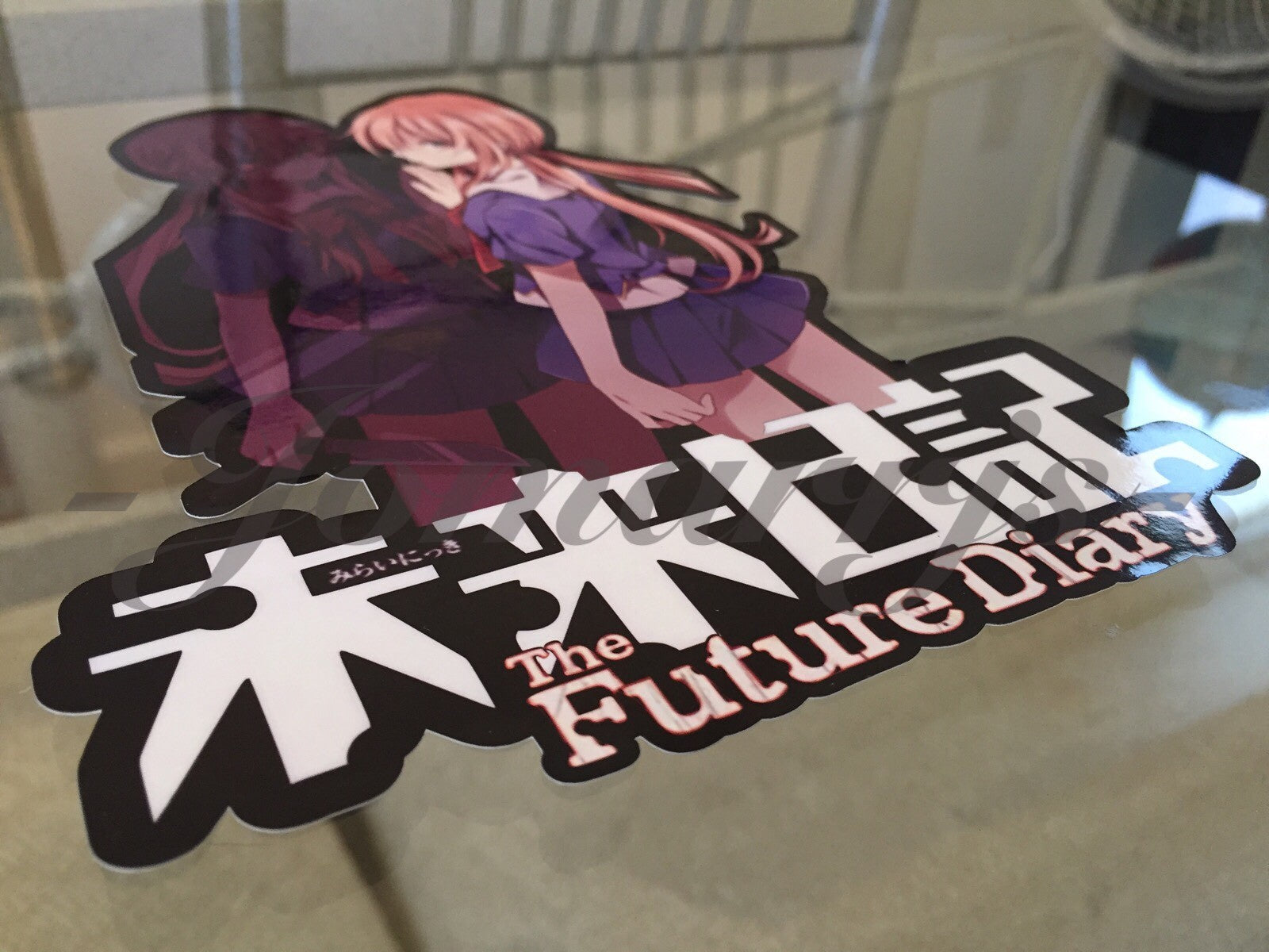 Future Diary - Anime - Yuno Gasai “Reflect” Sticker Decal Vinyl nikki mirai