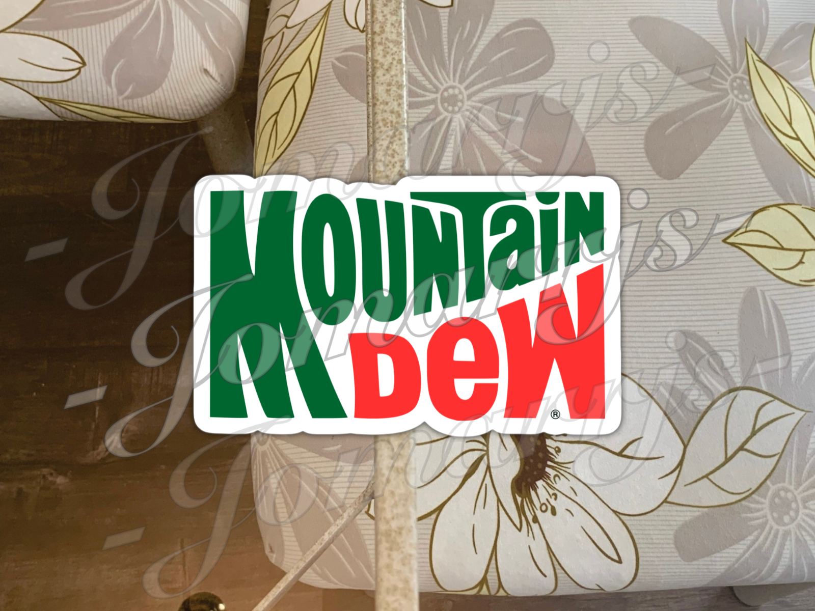 Mountain Dew Logo Brand Drink Soda Sticker Decal fan skate laptop car baja blast