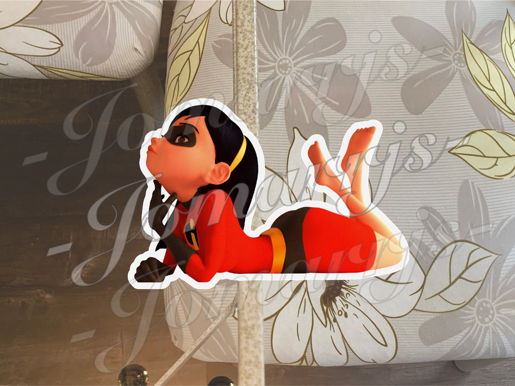 The Incredibles Invisigirl Violet Parr 01 Custom Sticker Decal